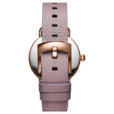 MVMT Purple Leather Dress Watch